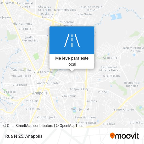 Rua N 25 mapa