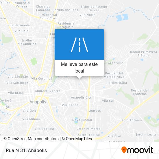 Rua N 31 mapa