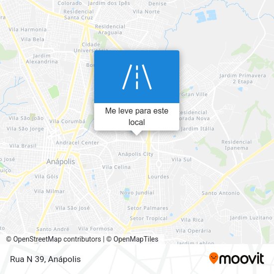 Rua N 39 mapa