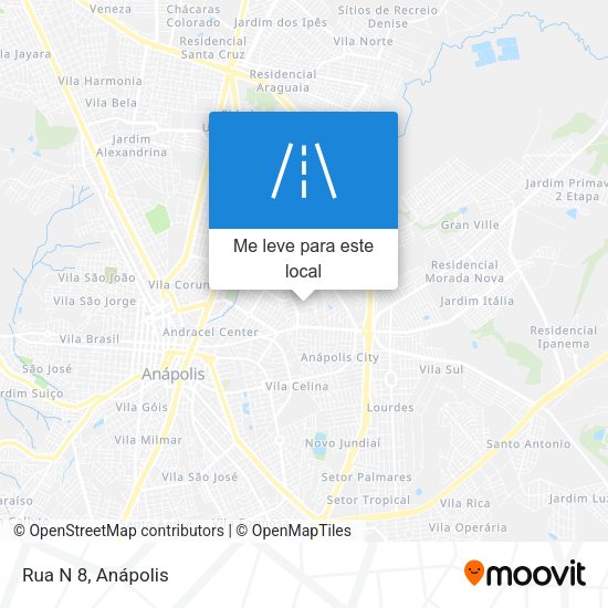 Rua N 8 mapa