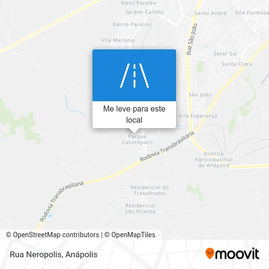 Rua Neropolis mapa