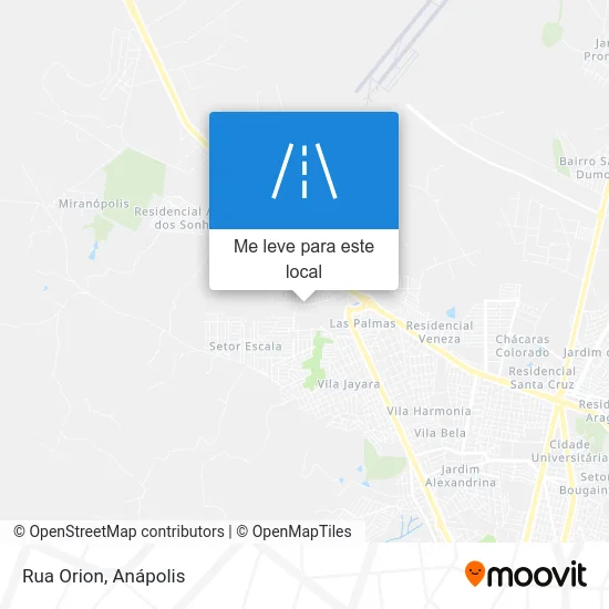 Rua Orion mapa