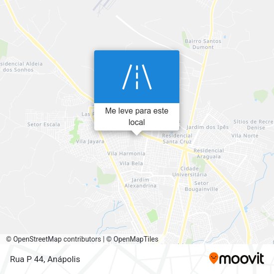 Rua P 44 mapa