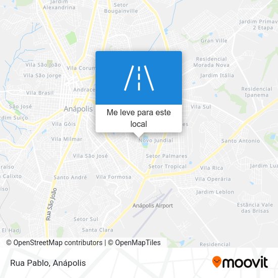 Rua Pablo mapa