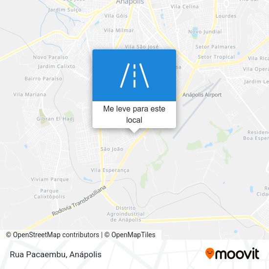 Rua Pacaembu mapa