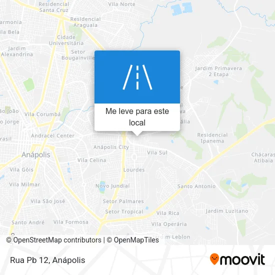 Rua Pb 12 mapa