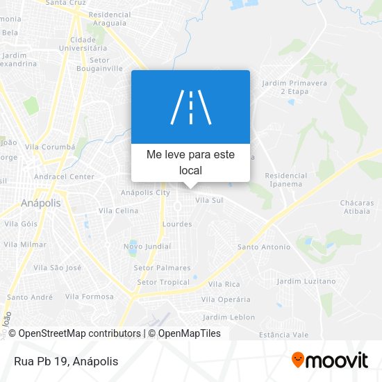 Rua Pb 19 mapa
