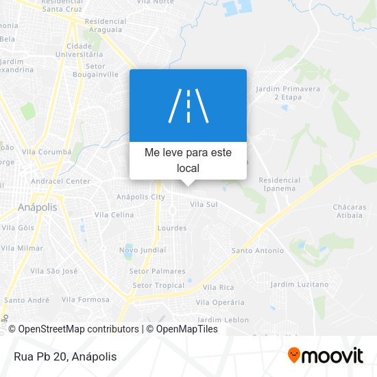 Rua Pb 20 mapa