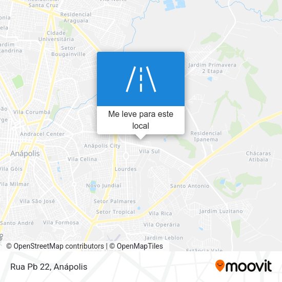 Rua Pb 22 mapa