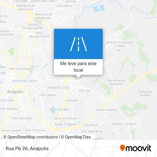 Rua Pb 26 mapa