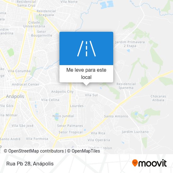 Rua Pb 28 mapa