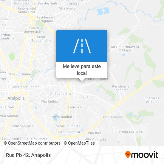 Rua Pb 42 mapa