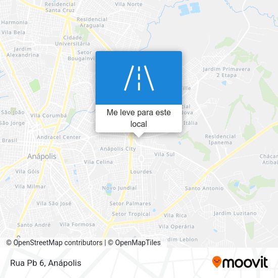 Rua Pb 6 mapa