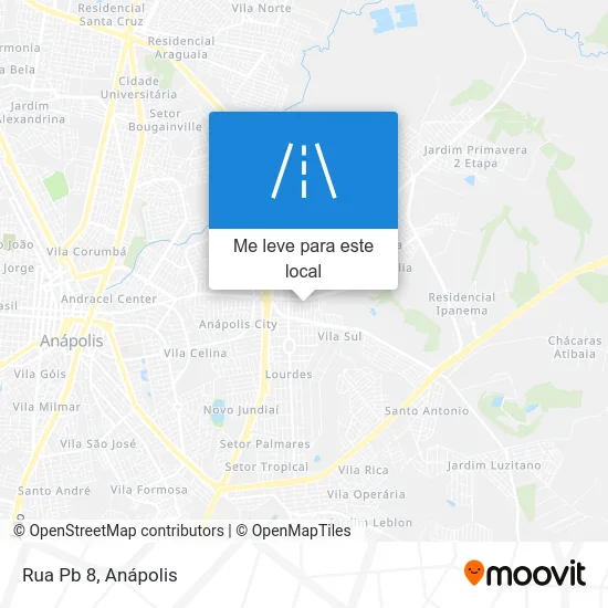 Rua Pb 8 mapa