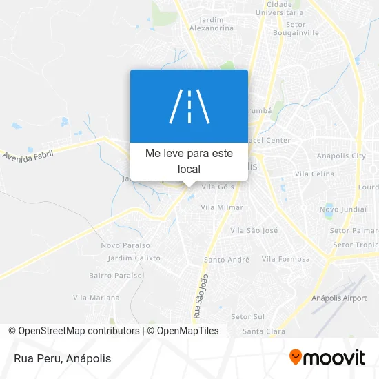 Rua Peru mapa