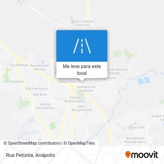 Rua Petunia mapa