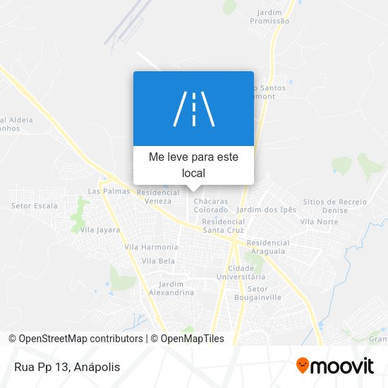 Rua Pp 13 mapa