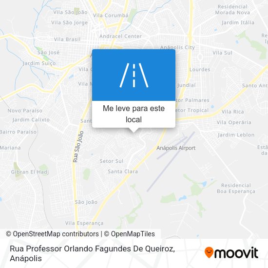 Rua Professor Orlando Fagundes De Queiroz mapa