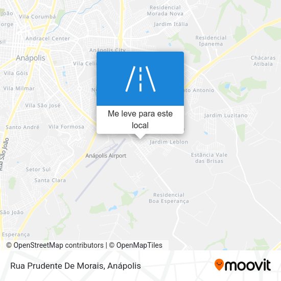 Rua Prudente De Morais mapa