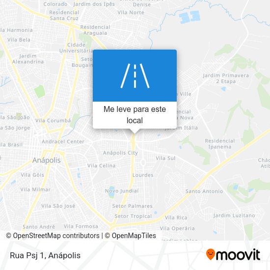Rua Psj 1 mapa