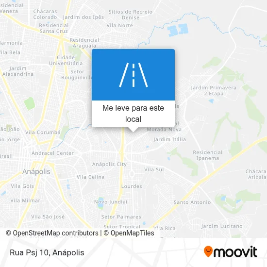 Rua Psj 10 mapa