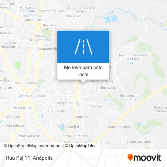 Rua Psj 11 mapa
