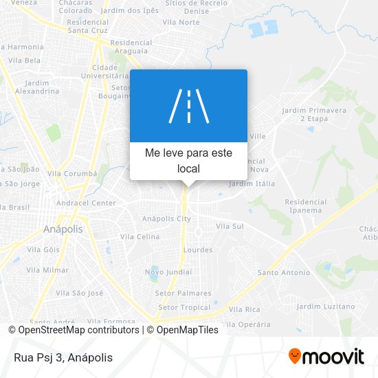Rua Psj 3 mapa
