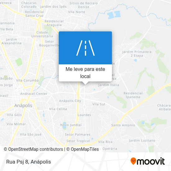 Rua Psj 8 mapa