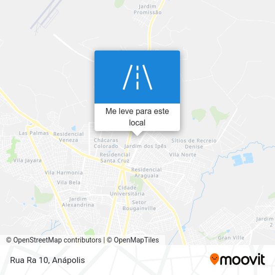 Rua Ra 10 mapa