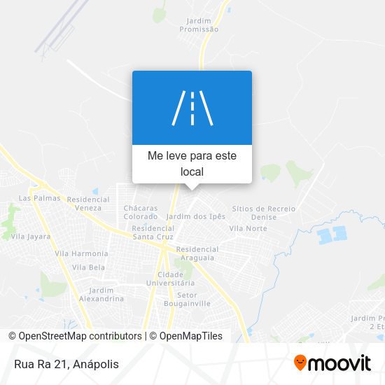 Rua Ra 21 mapa