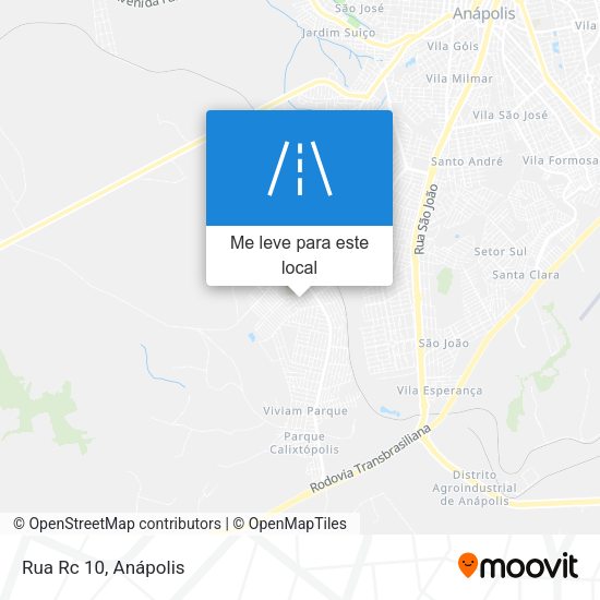Rua Rc 10 mapa