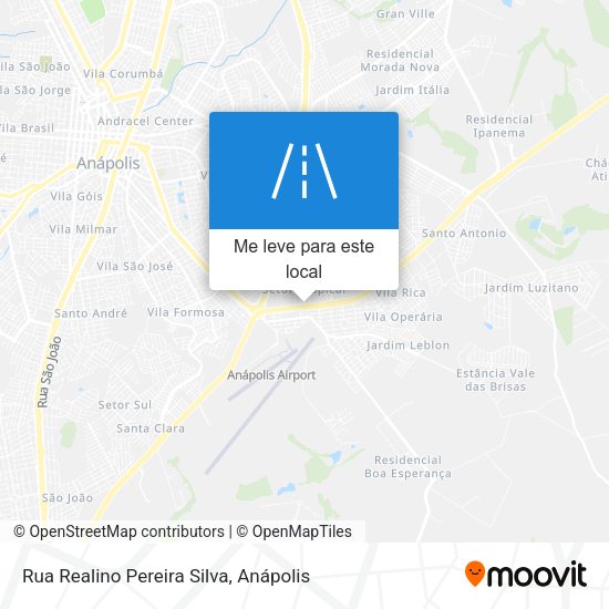Rua Realino Pereira Silva mapa