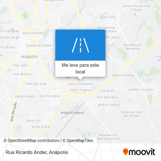 Rua Ricardo Ander mapa