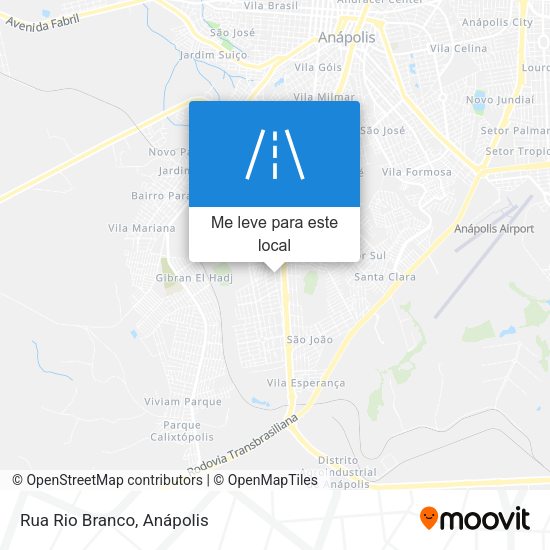 Rua Rio Branco mapa