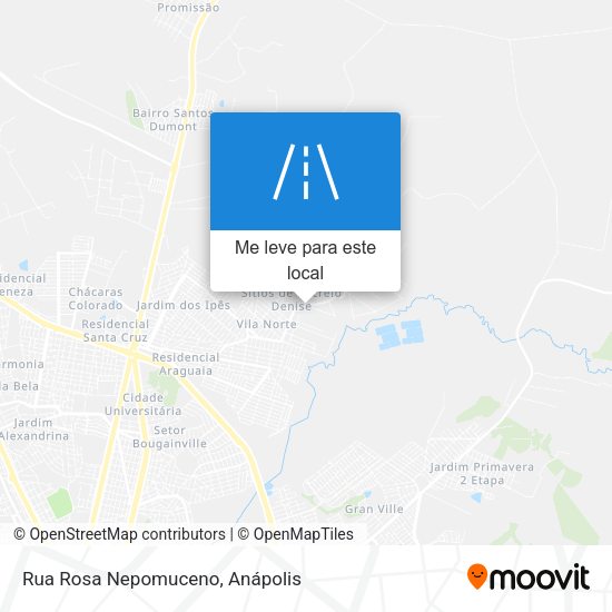 Rua Rosa Nepomuceno mapa