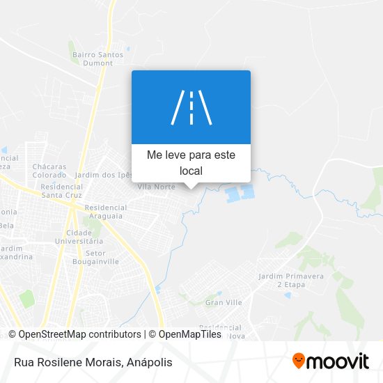 Rua Rosilene Morais mapa