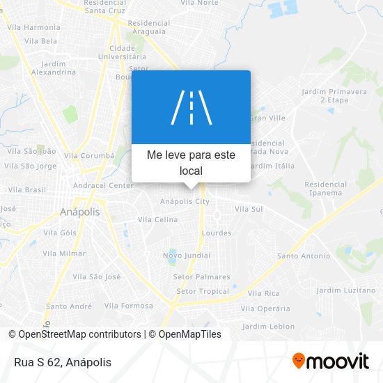 Rua S 62 mapa