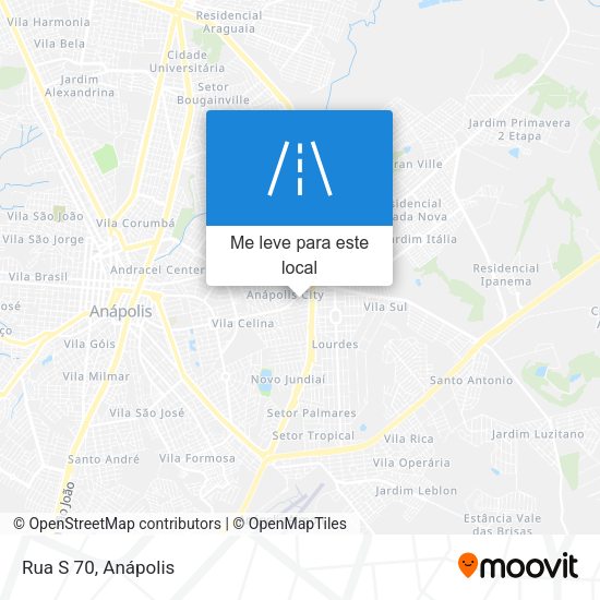 Rua S 70 mapa