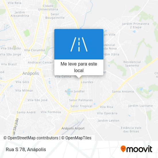 Rua S 78 mapa