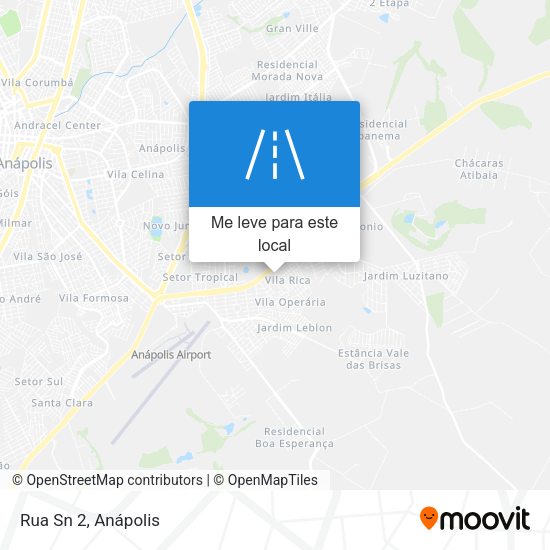 Rua Sn 2 mapa