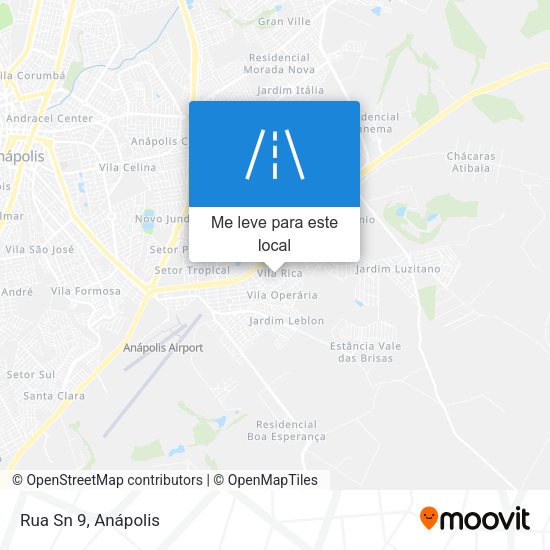 Rua Sn 9 mapa