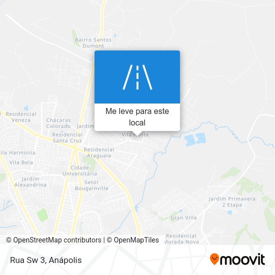 Rua Sw 3 mapa