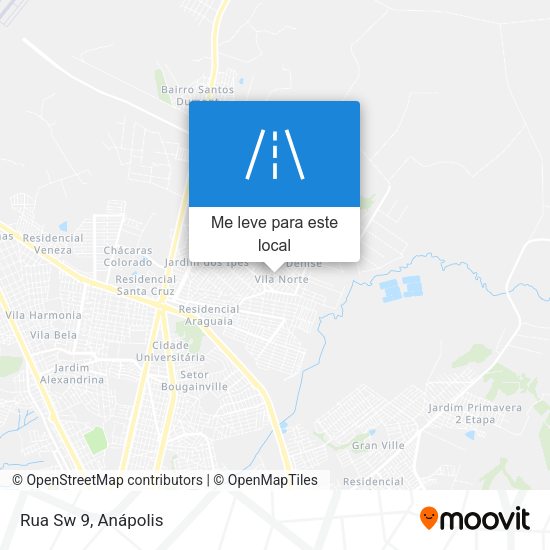 Rua Sw 9 mapa