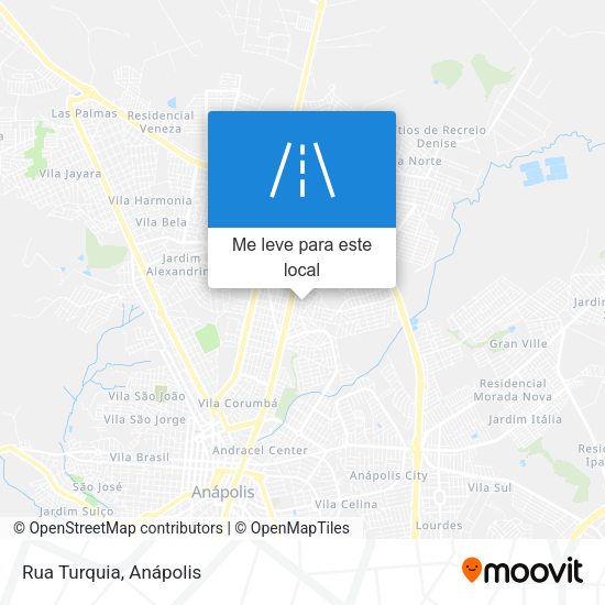 Rua Turquia mapa