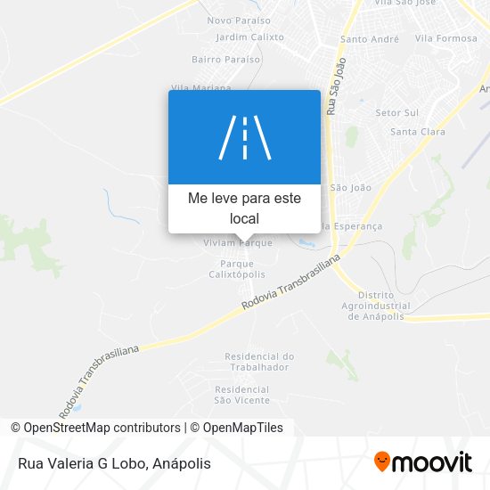 Rua Valeria G Lobo mapa