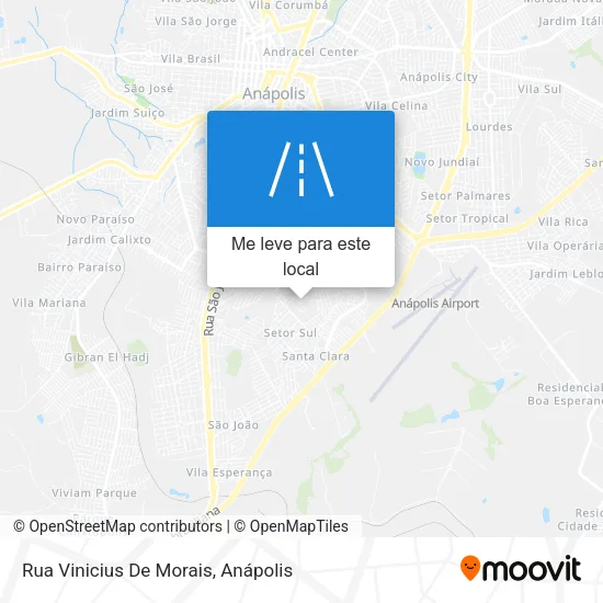 Rua Vinicius De Morais mapa