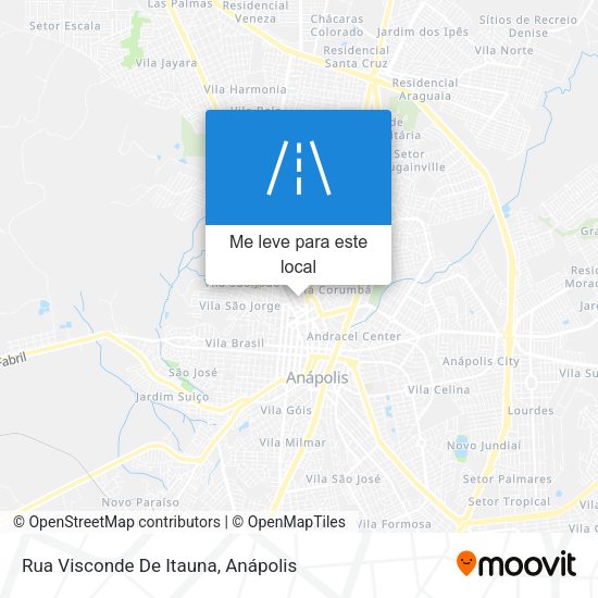 Rua Visconde De Itauna mapa