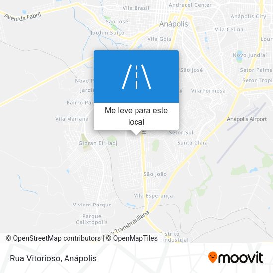Rua Vitorioso mapa