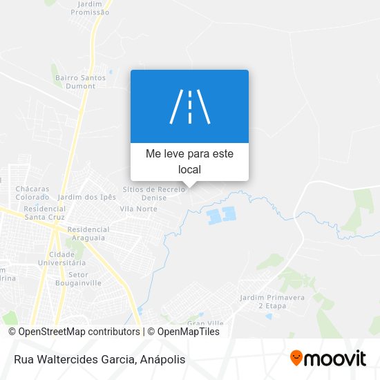 Rua Waltercides Garcia mapa