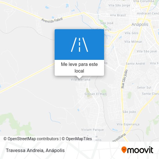 Travessa Andreia mapa